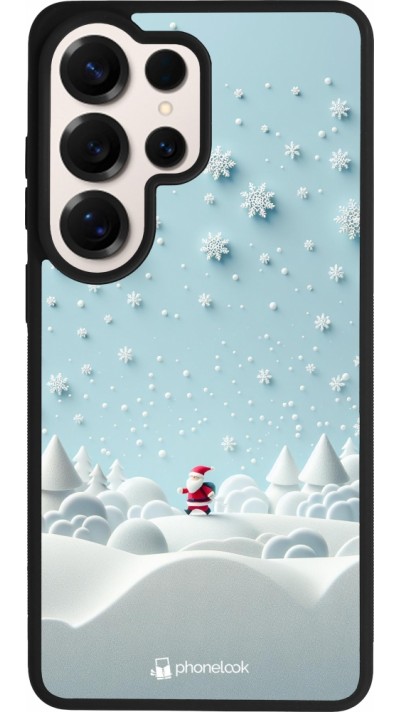 Coque Samsung Galaxy S26 Ultra - Silicone rigide noir Noël 2023 Petit Père Flocon