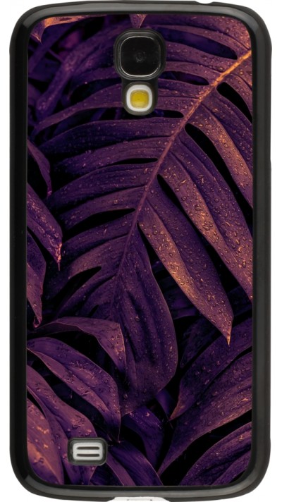 Samsung Galaxy S4 Case Hülle - Purple Light Leaves