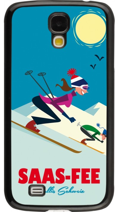 Samsung Galaxy S4 Case Hülle - Saas-Fee Ski Downhill