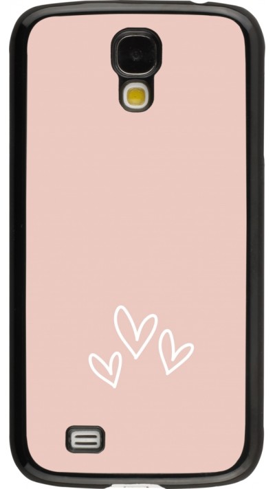 Samsung Galaxy S4 Case Hülle - Valentine 2023 three minimalist hearts