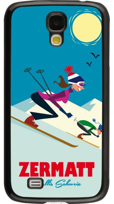 Samsung Galaxy S4 Case Hülle - Zermatt Ski Downhill