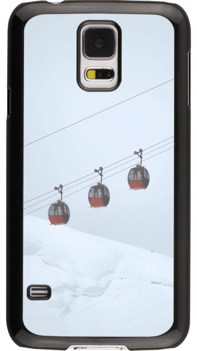 Samsung Galaxy S5 Case Hülle - Winter 22 ski lift