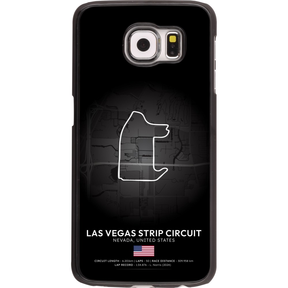 Samsung Galaxy S6 Case Hülle - F1 Track 2025 Las Vegas