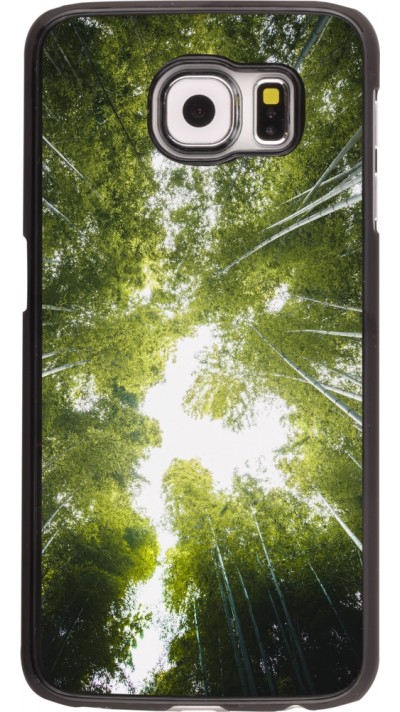 Samsung Galaxy S6 Case Hülle - Spring 23 forest blue sky