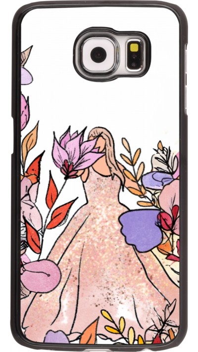 Samsung Galaxy S6 Case Hülle - Taylor Swift Sketch - White
