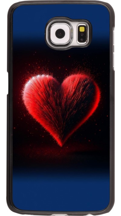 Samsung Galaxy S6 Case Hülle - Valentin 2025 rotes Herz
