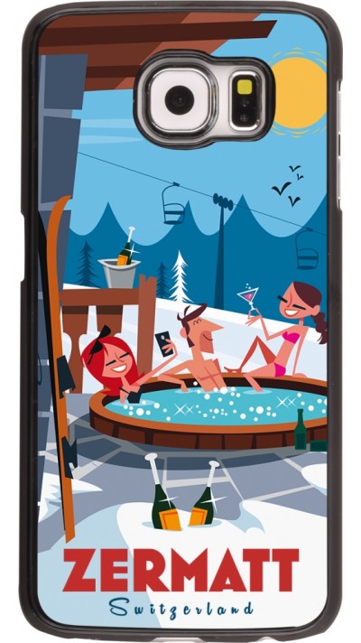 Samsung Galaxy S6 Case Hülle - Zermatt Mountain Jacuzzi