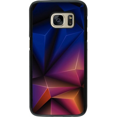 Hülle Samsung Galaxy S7 - Abstract Triangles 