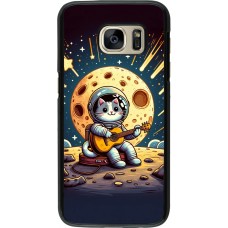 Samsung Galaxy S7 Case Hülle - AstroKatze RockMond