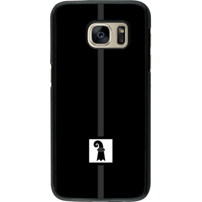 Samsung Galaxy S7 Case Hülle - Kanton BS schwarz
