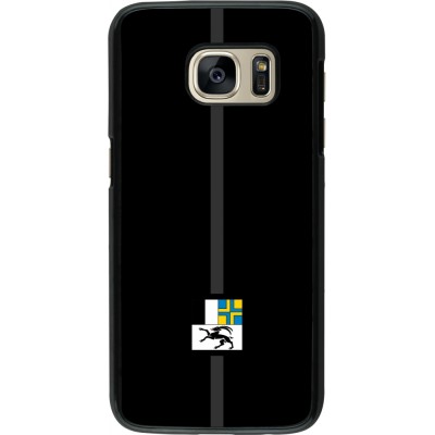 Samsung Galaxy S7 Case Hülle - Kanton GR schwarz