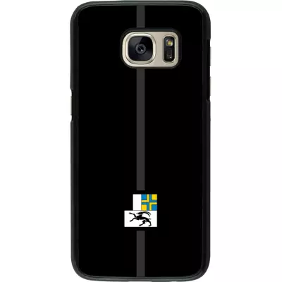 Samsung Galaxy S7 Case Hülle - Kanton GR schwarz
