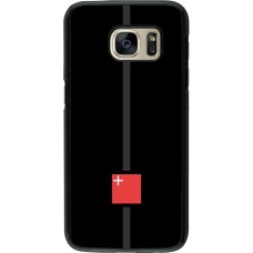 Samsung Galaxy S7 Case Hülle - Kanton SZ schwarz
