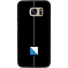 Samsung Galaxy S7 Case Hülle - Kanton ZH schwarz