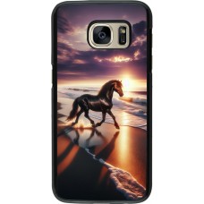 Samsung Galaxy S7 Case Hülle - Pferd majestätisch Strand