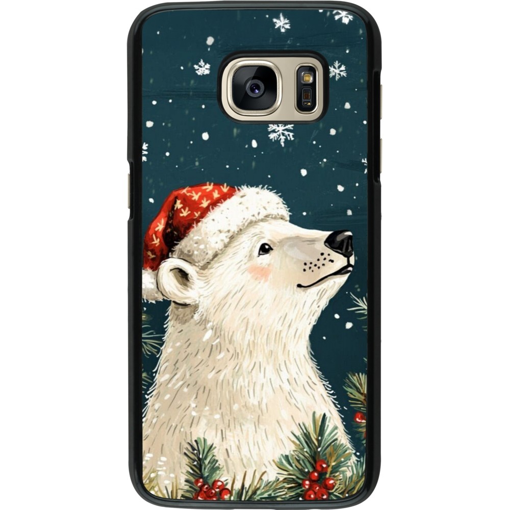 Samsung Galaxy S7 Case Hülle - Christmas 25 Bear