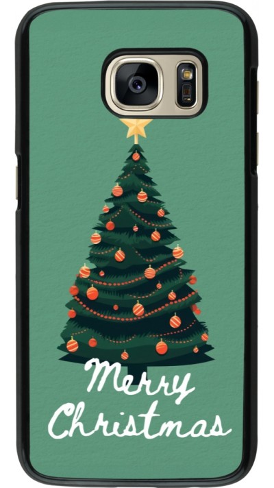 Samsung Galaxy S7 Case Hülle - Christmas 25 Xmas Tree