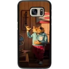 Samsung Galaxy S7 Case Hülle - Dancing frog DTMF