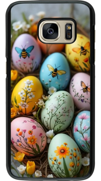 Samsung Galaxy S7 Case Hülle - Easter 2026 Eggs with bees