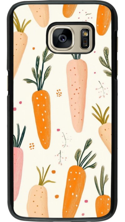 Samsung Galaxy S7 Case Hülle - Easter 2026 Illustration carrots