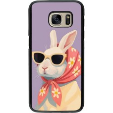 Samsung Galaxy S7 Case Hülle - Easter 2026 Rabbit with scarf