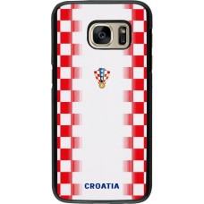Samsung Galaxy S7 Case Hülle - Kroatien 2026 personalisierbares Fussballtrikot