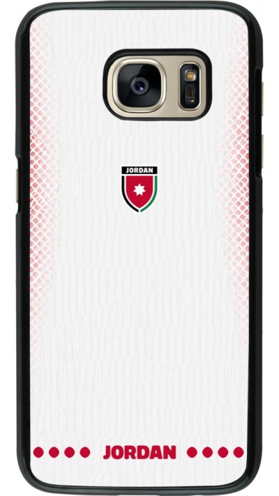 Samsung Galaxy S7 Case Hülle - Jordanien 2026 personalisierbares Fussballtrikot