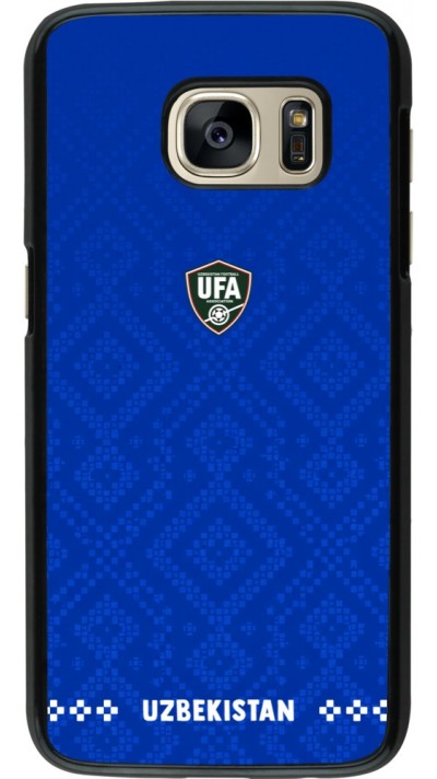 Samsung Galaxy S7 Case Hülle - Usbekistan 2026 personalisierbares Fussballtrikot