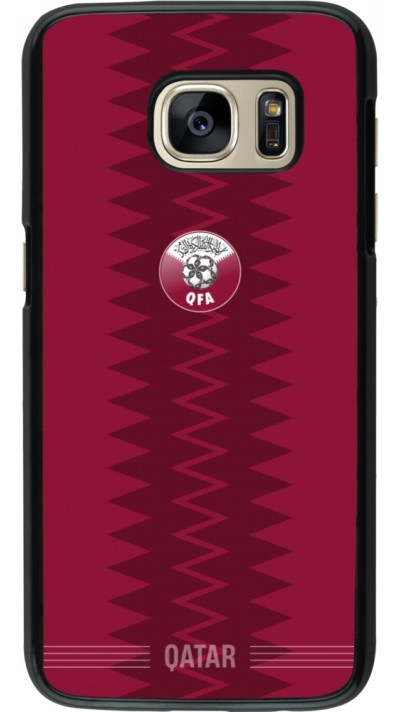 Samsung Galaxy S7 Case Hülle - Qatar 2026 personalisierbares Fussballtrikot