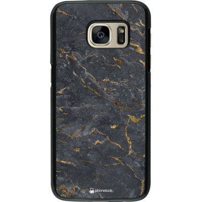 Hülle Samsung Galaxy S7 - Grey Gold Marble