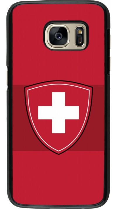 Samsung Galaxy S7 Case Hülle - Hockey World Championship Ecusson Suisse