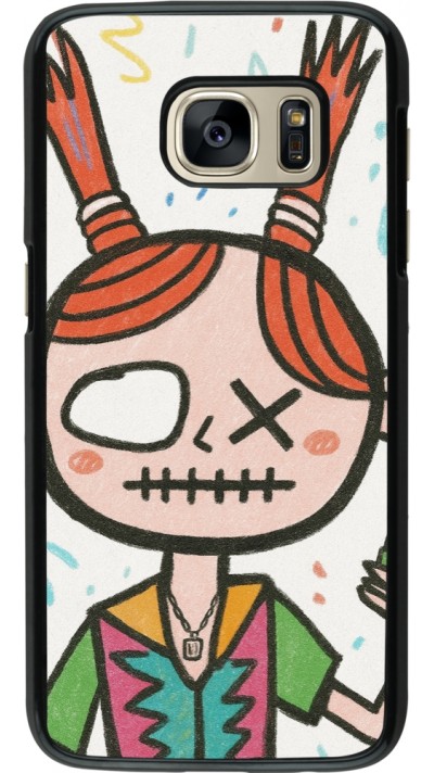 Coque Samsung Galaxy S7 - Little Girl Sketch