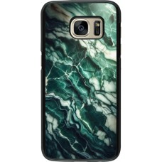 Samsung Galaxy S7 Case Hülle - Majestätischer grüner Marmor