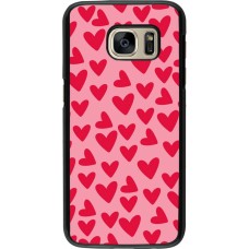 Samsung Galaxy S7 Case Hülle - Mom 2024 kleine Herzen
