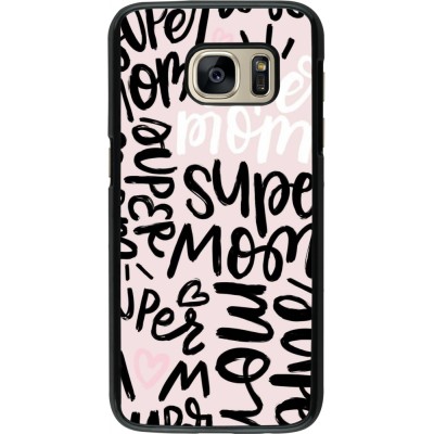 Samsung Galaxy S7 Case Hülle - Mom 2024 Super mom