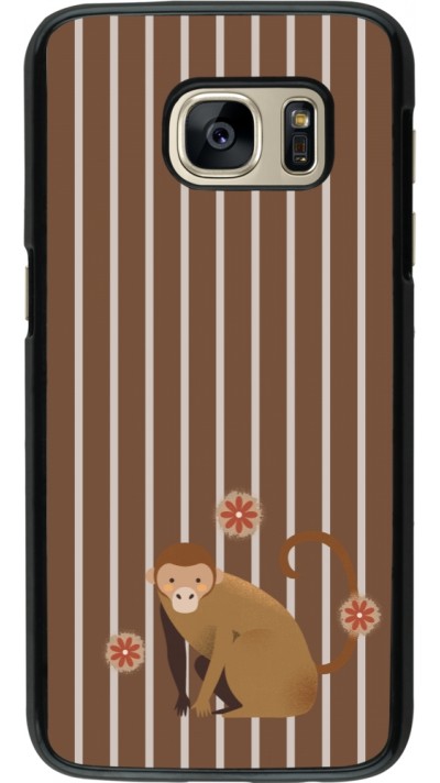 Coque Samsung Galaxy S7 - Monkey with stripes