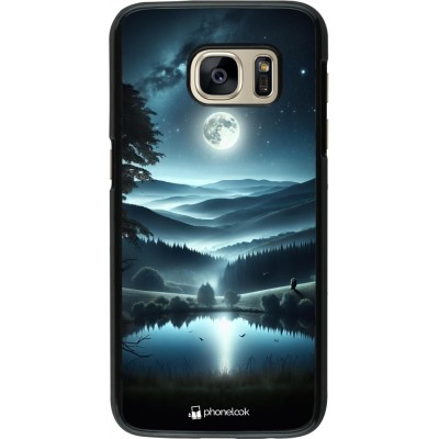 Samsung Galaxy S7 Case Hülle - Ansicht des Nachthimmels