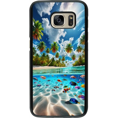 Samsung Galaxy S7 Case Hülle - Strandparadies