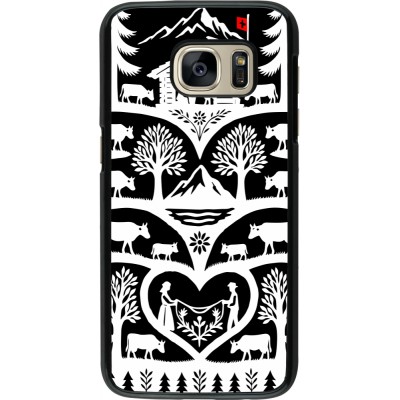 Samsung Galaxy S7 Case Hülle - Poya Schweiz 2 schwarz