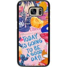 Samsung Galaxy S7 Case Hülle - Preppy Today is Going to be a good day
