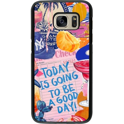 Samsung Galaxy S7 Case Hülle - Preppy Today is Going to be a good day