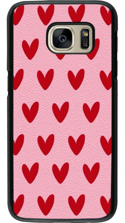 Samsung Galaxy S7 Case Hülle - Saint Valentines Day 26 Pattern heart
