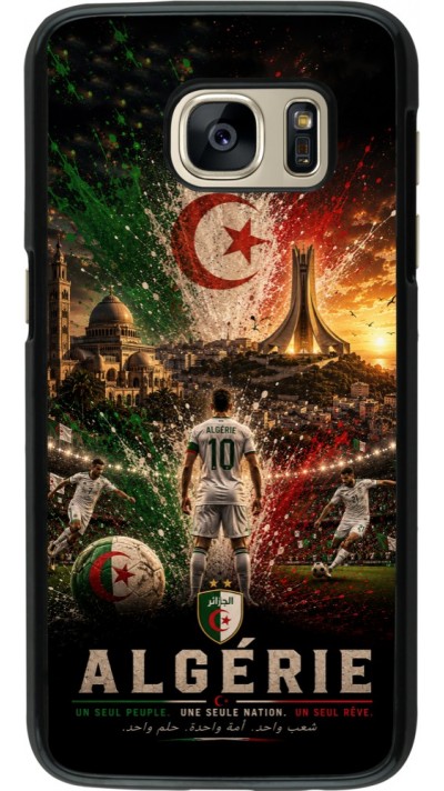 Samsung Galaxy S7 Case Hülle - Fussball Algerien splash 2026