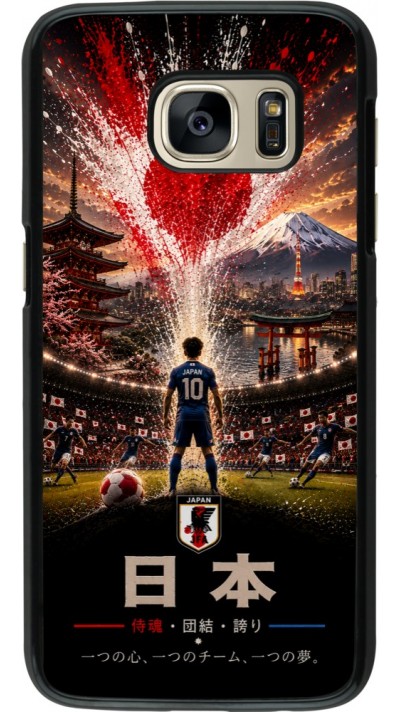 Samsung Galaxy S7 Case Hülle - Fussball Japan splash 2026