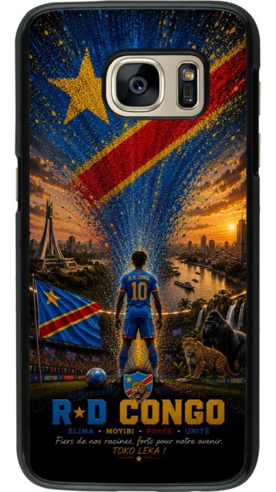 Samsung Galaxy S7 Case Hülle - Fussball Demokratische Republik Kongo splash 2026