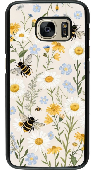 Samsung Galaxy S7 Case Hülle - Pattern bees Spring 2026