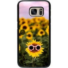 Samsung Galaxy S7 Case Hülle - Sunflower with glasses Spring 2026