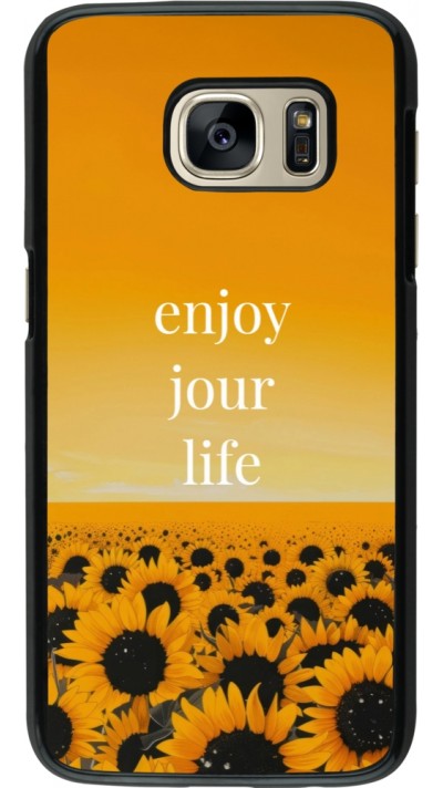 Samsung Galaxy S7 Case Hülle - Summer 2025 Enjoy your life