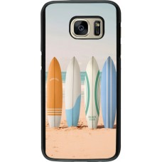 Samsung Galaxy S7 Case Hülle - Summer surfboard 2025