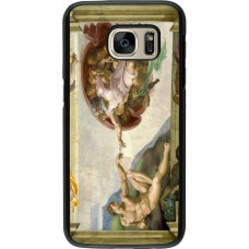 Samsung Galaxy S7 Case Hülle - Kunstbild - Die Erschaffung Adams - Michelangelo